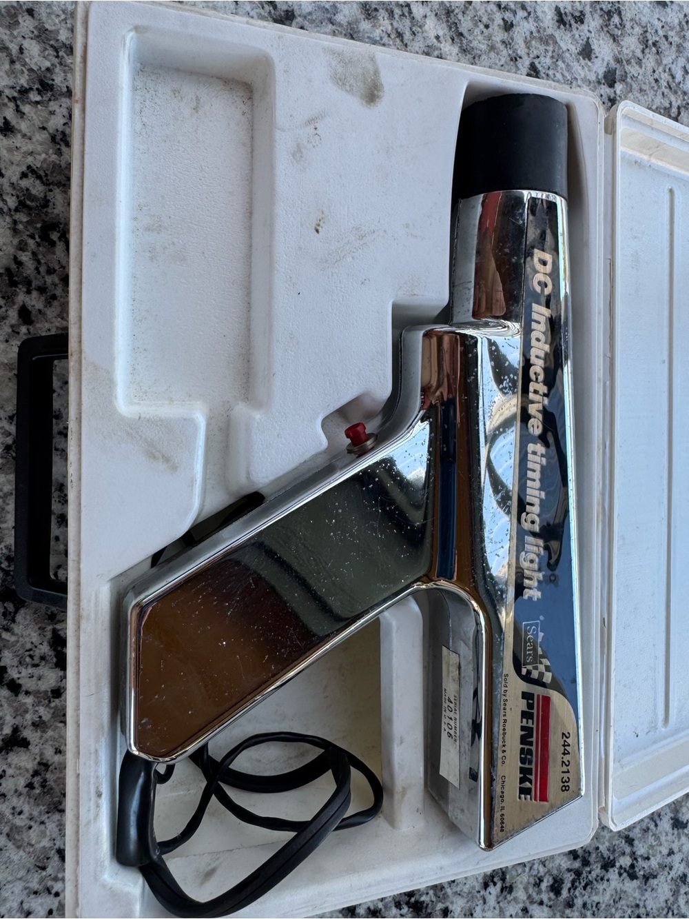 Sears Chrome and Black Inductive Timing Light